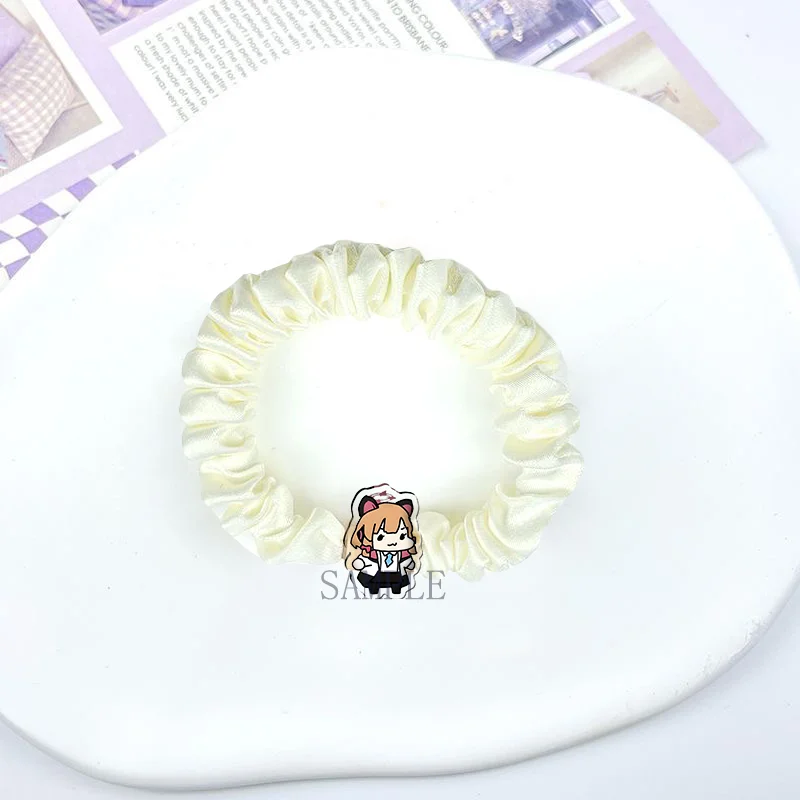 أنيمي الأزرق الأرشيف سايبا موموي العصابات الشعر الحلو وجميل الفتيات أزهار لطيفة Scrunchies مجموعة إكسسوارات فتيات العلاقات الشعر ذيل حصان