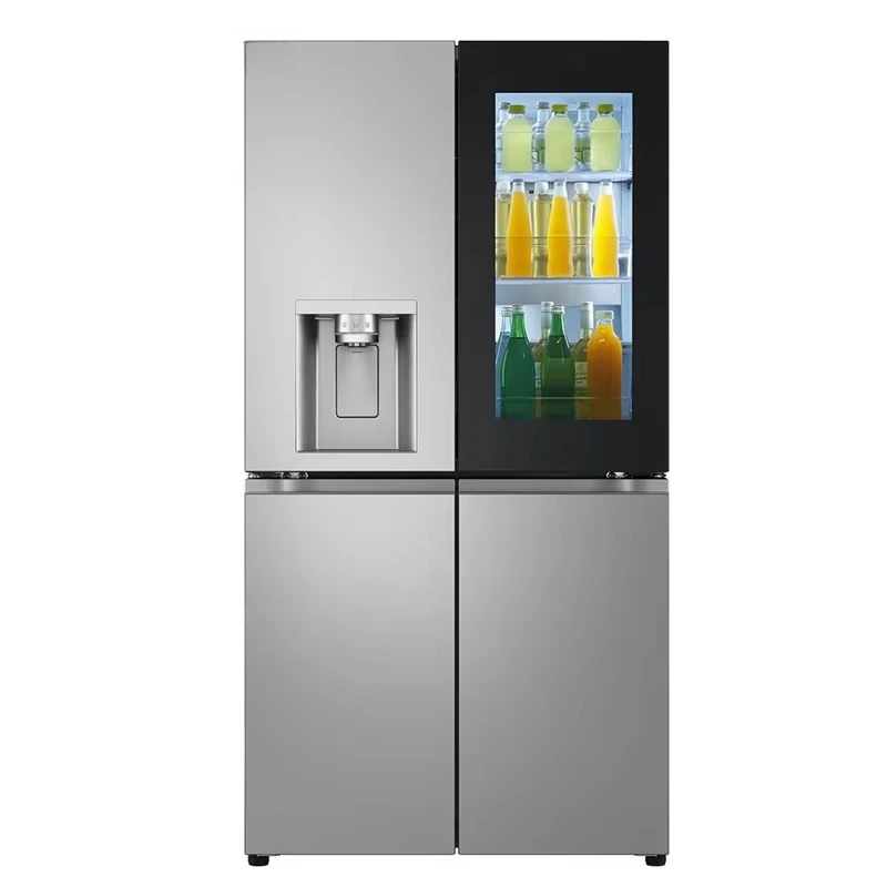 Chinese Original  Refrigerator Multi Cross 4 Door Knock Knock Window with Ice Multi Air Flow Air Cooled  Smart BLDC Compressor