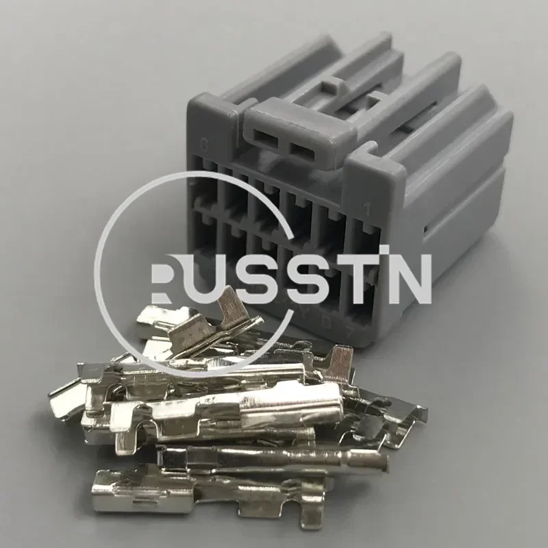 1 Set 12 Hole Auto Connector Automobile Wiring Harness Socket AC Assembly With Terminal 917975-6 178845-6