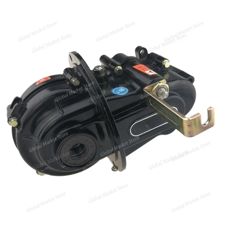 

Electric tricycle, variable gear, differential gear, gear box, variable speed gearbox, box body, force, climbing gear, gear pair