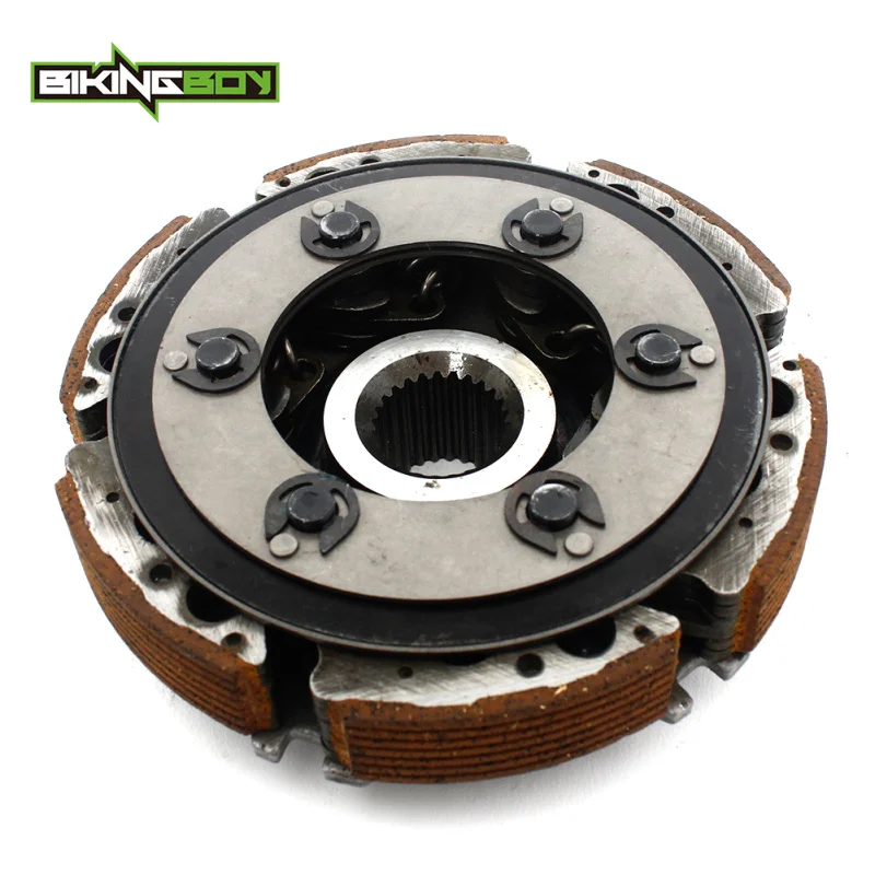 BIKINGBOY Wet Clutch Pad Shoe Carrier Assy For Grizzly YFM 550 09-14 YFM 700 07-15 Rhino YXR 700 08 09 11 12 13 Viking YXM 700