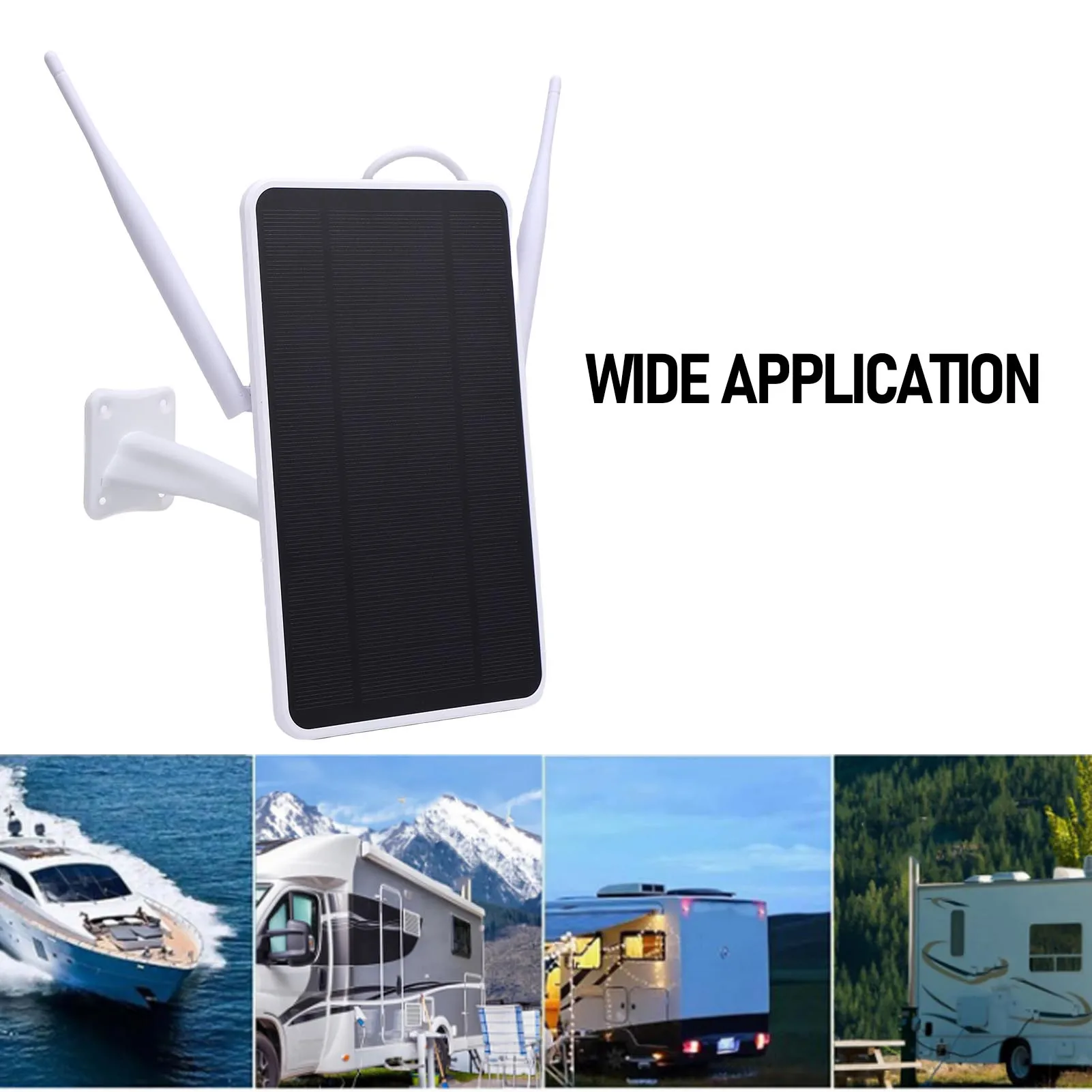 Water Proof Solar Router 6W Solar Powered Modem Router Long Endurance IP66 Water Proof 4G WiFi Solar Router Repeater for Outdoor