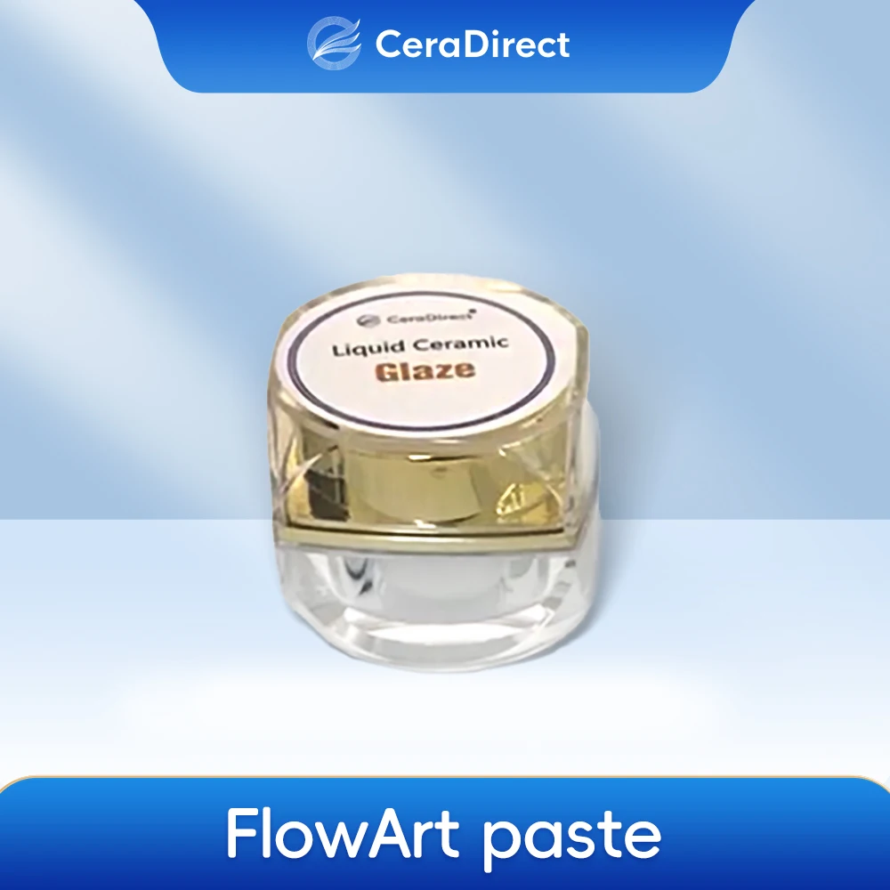 

Dental Lab Materials FlowArt paste 4g Glaze Rich in color for Zirconia Glazing