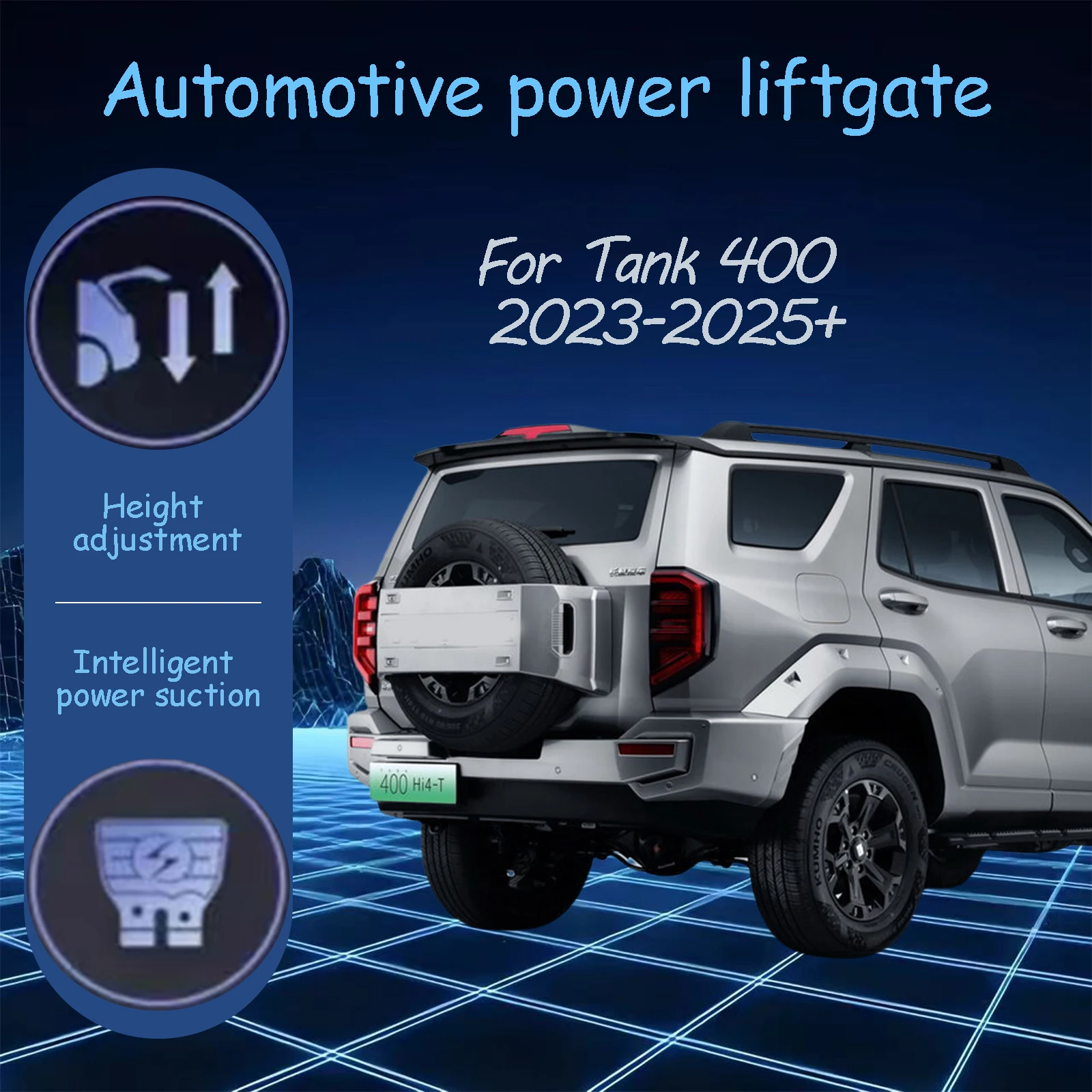 

For Tank 400 2023-2025+ Electric tailgate automatic suction locks suitable Trunk modification system