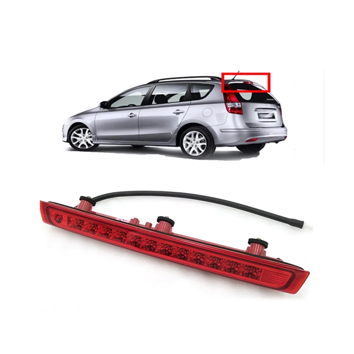 Rear High Mounted Stop Lamp for I30 2007-2011 927002L000 High Brake LED