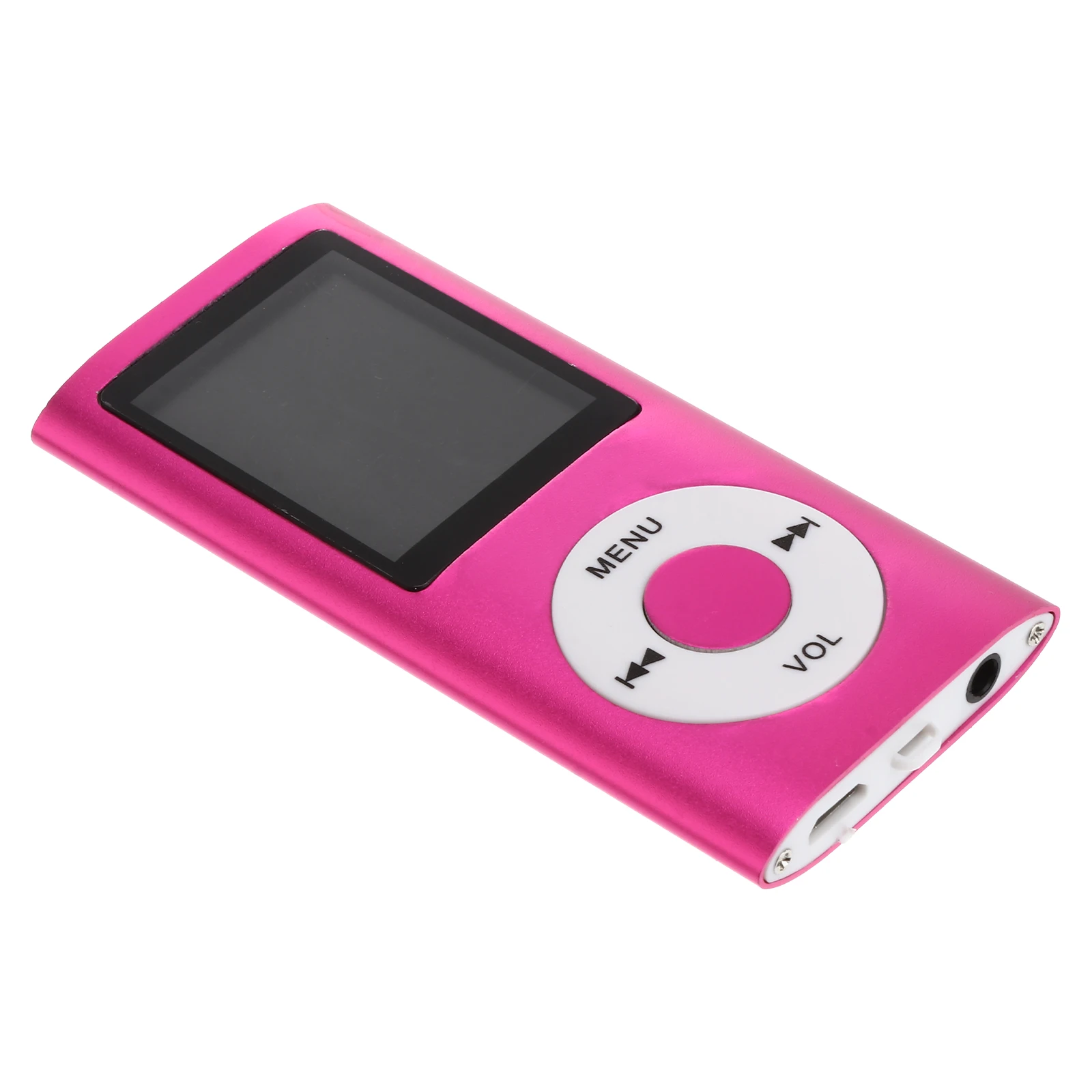 

MP3/MP4 Player Compact Digital Music Video Player Photo Viewer Video and with Mini USB Port 1.8 Inch Screen (Pink