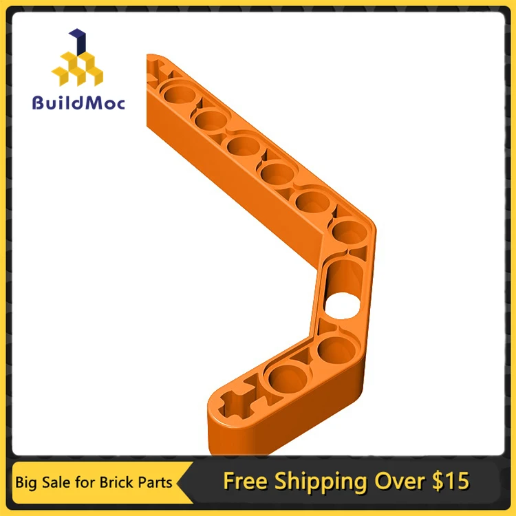 

10Pcs MOC Parts 32009 41486 High-Tech Liftarm Beam Modified Bent Thick 1 x 11.5 Double Brick DIY Building Block Particle Kid Toy