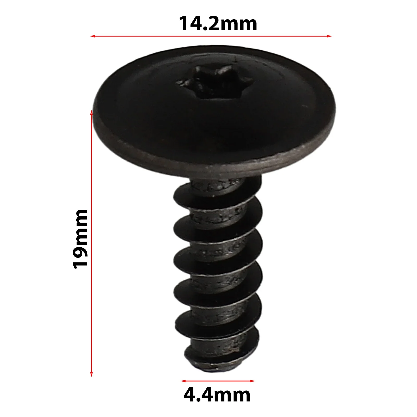 

40pcs Car Fender Liner Screw Splash Guard Screws Retainer T25 Torx Drive For Golf N90775001 Mudguard Fastener Clips