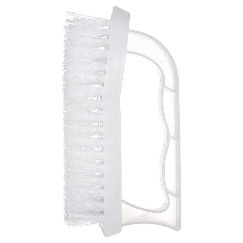 Iron Handle Multi-Purpose Cleaning Scrub Brush, White, 1 Count