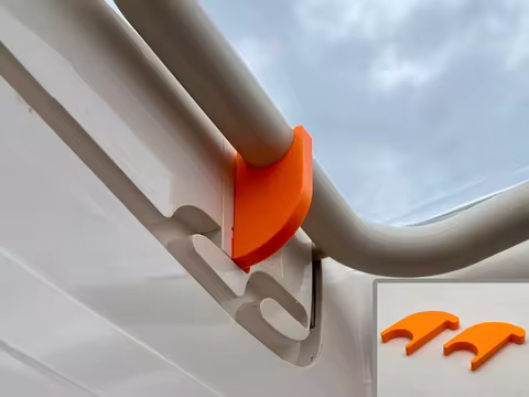 2 Pack 700x500/400x400mm Motorhome Rooflight Security Lock For Dometic Midi/Mini Heki Sunroof Safety Lock For Caravan Skylight