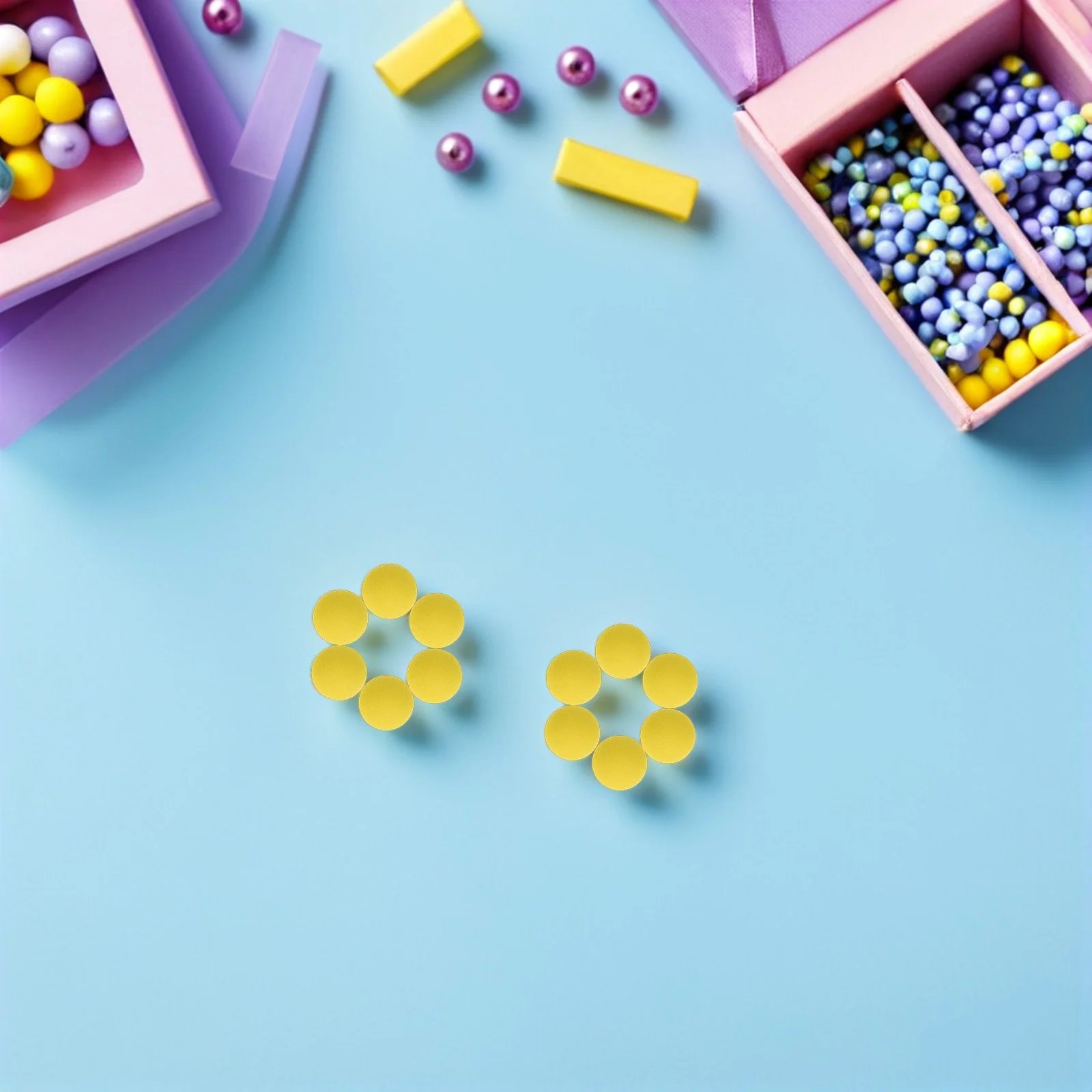 50 Uds bolas de espuma Eva amarillas 2Cm balas redondas suaves repuesto para lanzador de Blaster juego entrenamiento carnaval diversión familiar