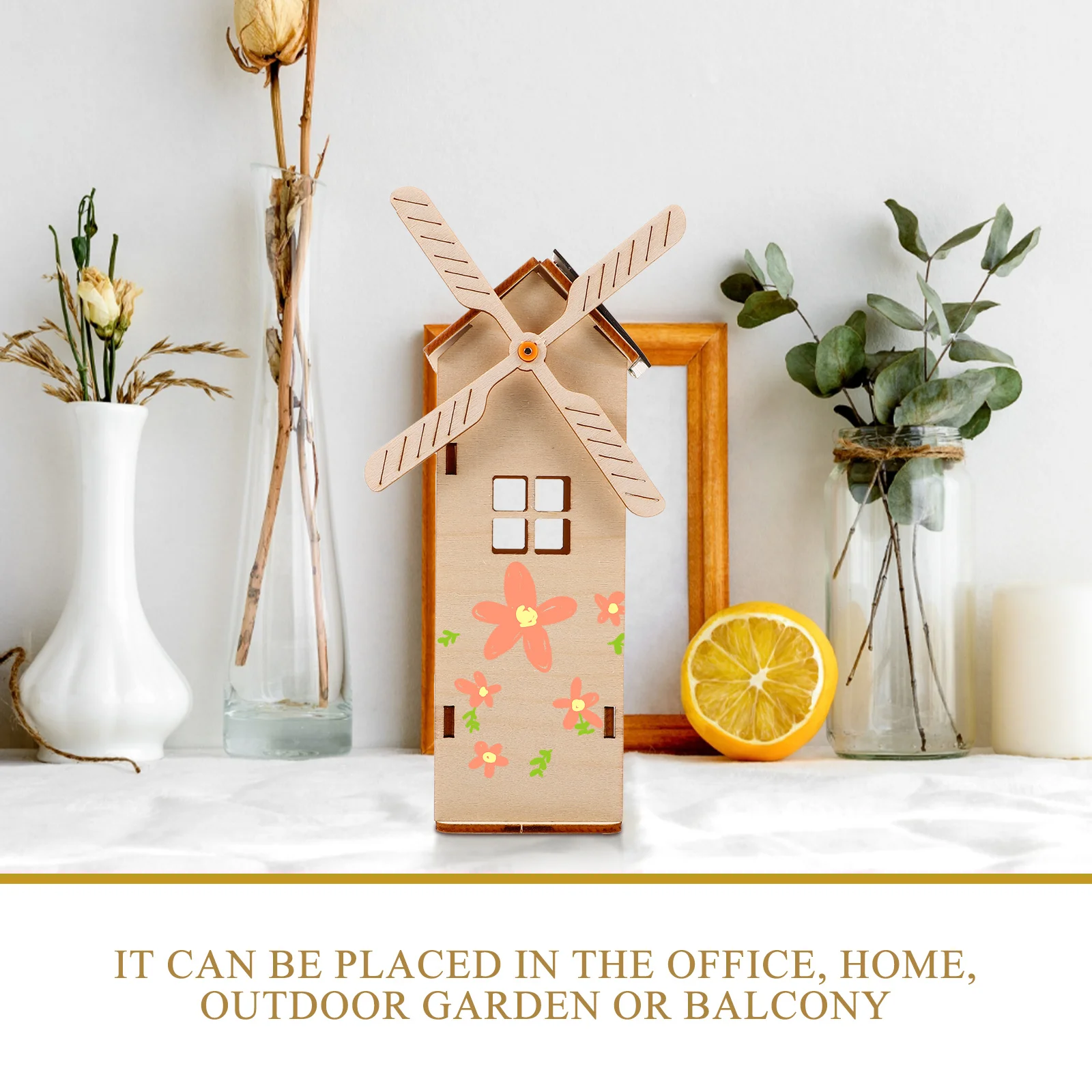 1 set di energia solare mulino a vento casa assemblaggio fai da te kit di esperimenti scientifici per bambini scienza di ingegneria solare fai da te incompiuta