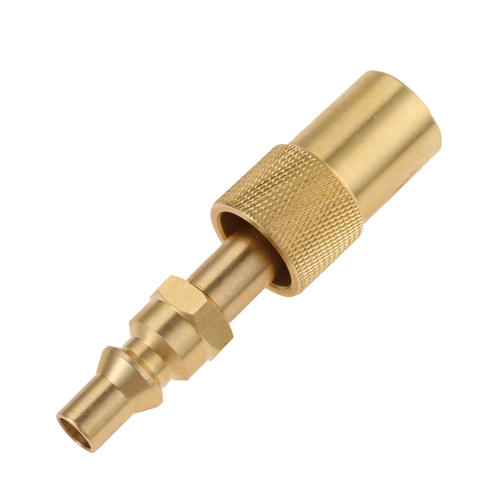 Adaptador de Propano de Latón Macizo de 1/4\", Conexión Rápida para Estufas Teton Mountain Series, Camp Chef, Eureka, Gonzo, Jetbroil