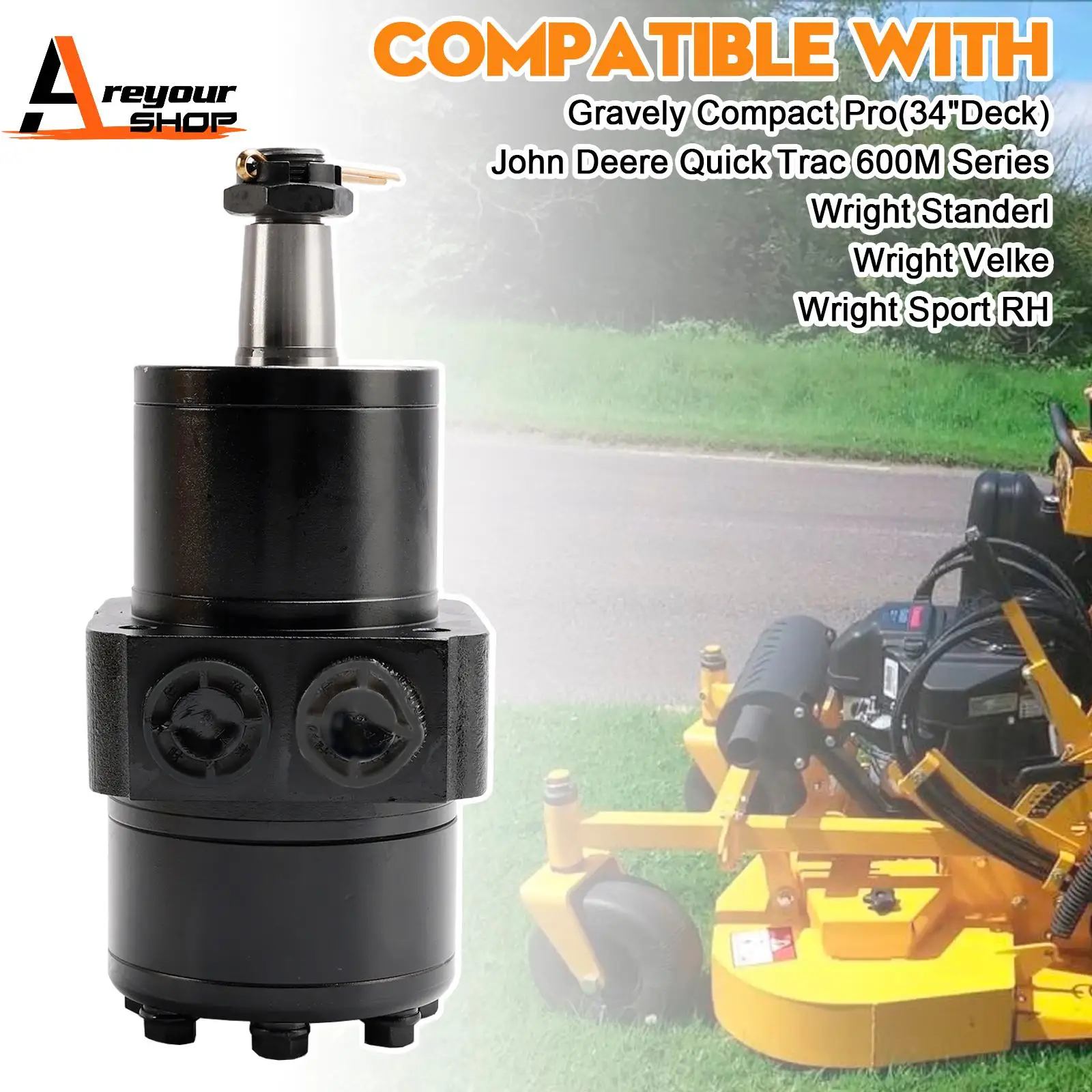 HGM-12P-7172 32410004 Wheel Motor for Hydro Gear Snapper Great Dane Lawn Mowers