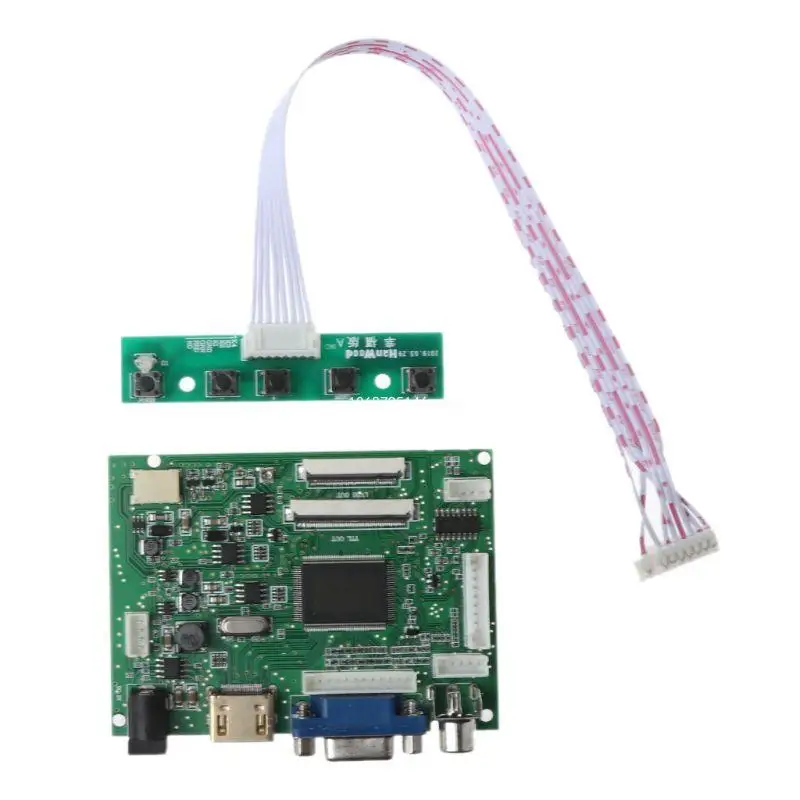 

1Set VGA 2AV 40/50 Pins PC Controller Board Module for 3 EJ101IA-01G IPS LCD Display New Dropship