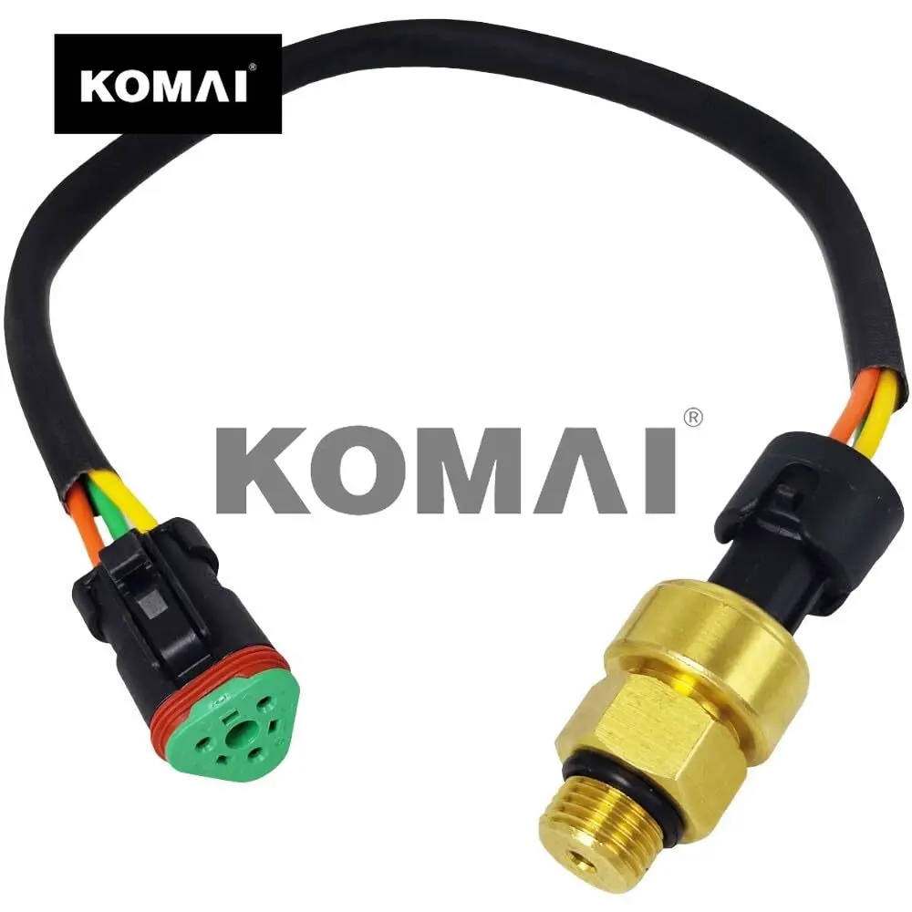 Turbocharger Inlet Pressure Sensor, Compatible with Caterpillar C12 C15 C27 3406E, 1946722, Replacement Part