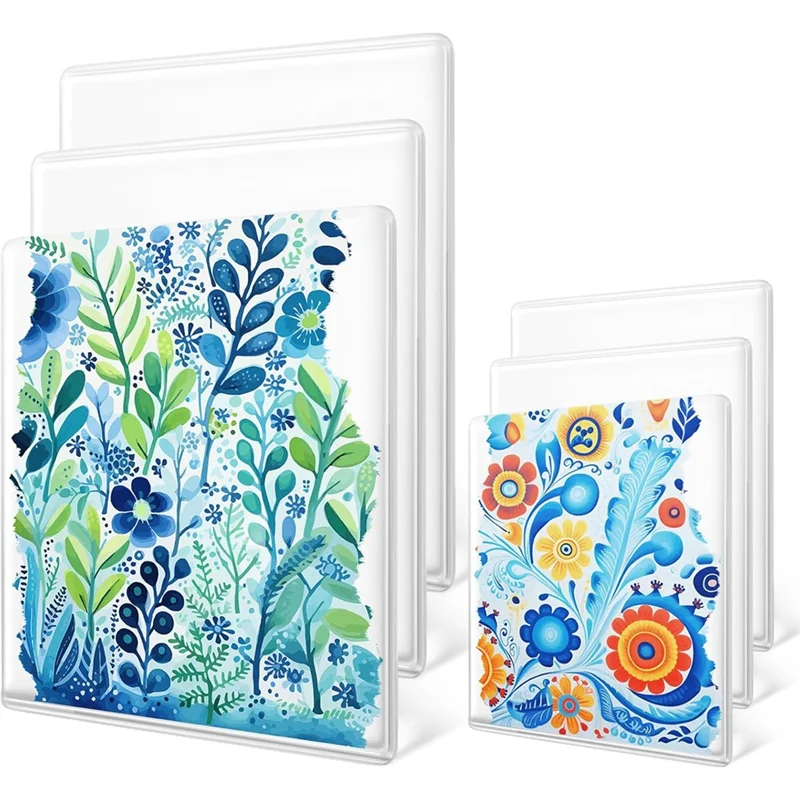 plaque-de-gel-plaques-de-gel-pour-presse-art-pour-la-fabrication-de-cartes-scrapbooking-paquet-de-6-plaques-d'impression-mono-impression-8-x-10--5-x-7