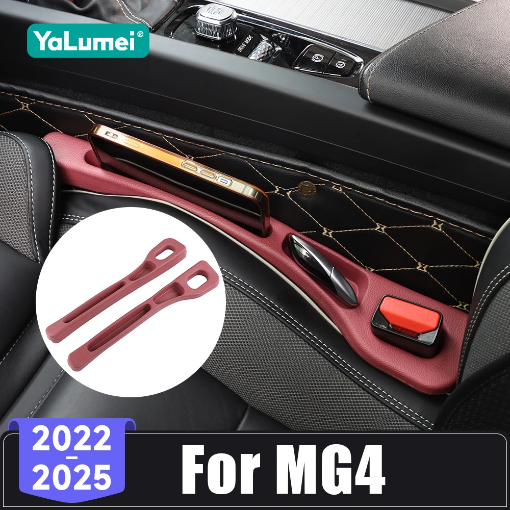 

For MG4 EV Electric EH32 Mulan 2022 2023 2024 2025 PU Car Seat Gap Storage Leak Proof Filler Strip Sealing Strip Accessories