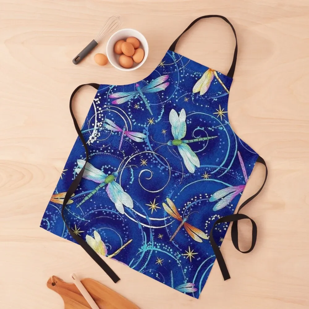 

DRAGONFLIES Apron innovative kitchen and home items with pockets cooks clothes Things For Home And Kitchen Apron