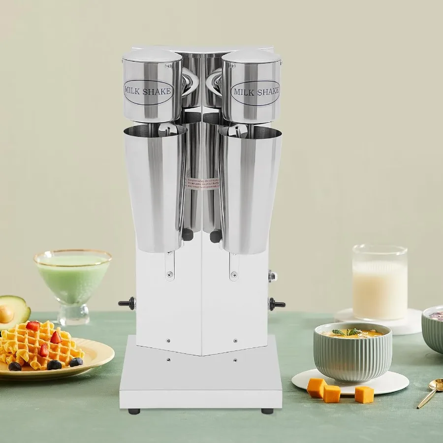 Electric Milkshake Maker Commercial Stainless Steel Milk Shake Machine Drink Mixer Adjustable Speed Malt Maker Machine Smoothie