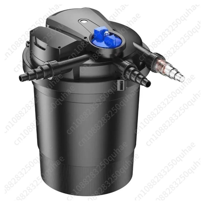 Outdoor Large Fish Pond Circulating Water Treatment Equipment, Automatic Filter Barrel Purification System