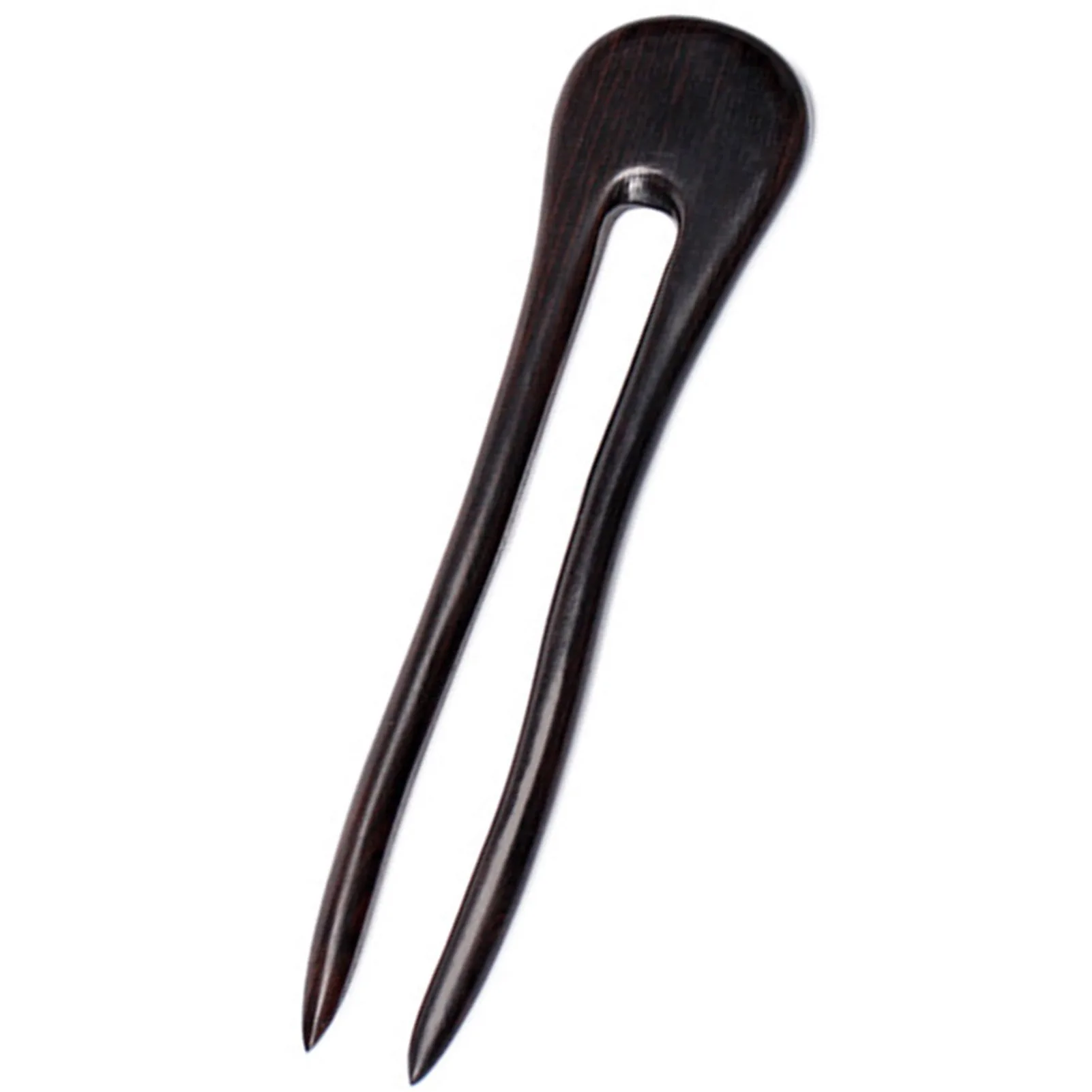 Bun Chinese Hair Stick Retro Ebony U-shape Hair Chopsticks for Friend Chinese New Year Gift