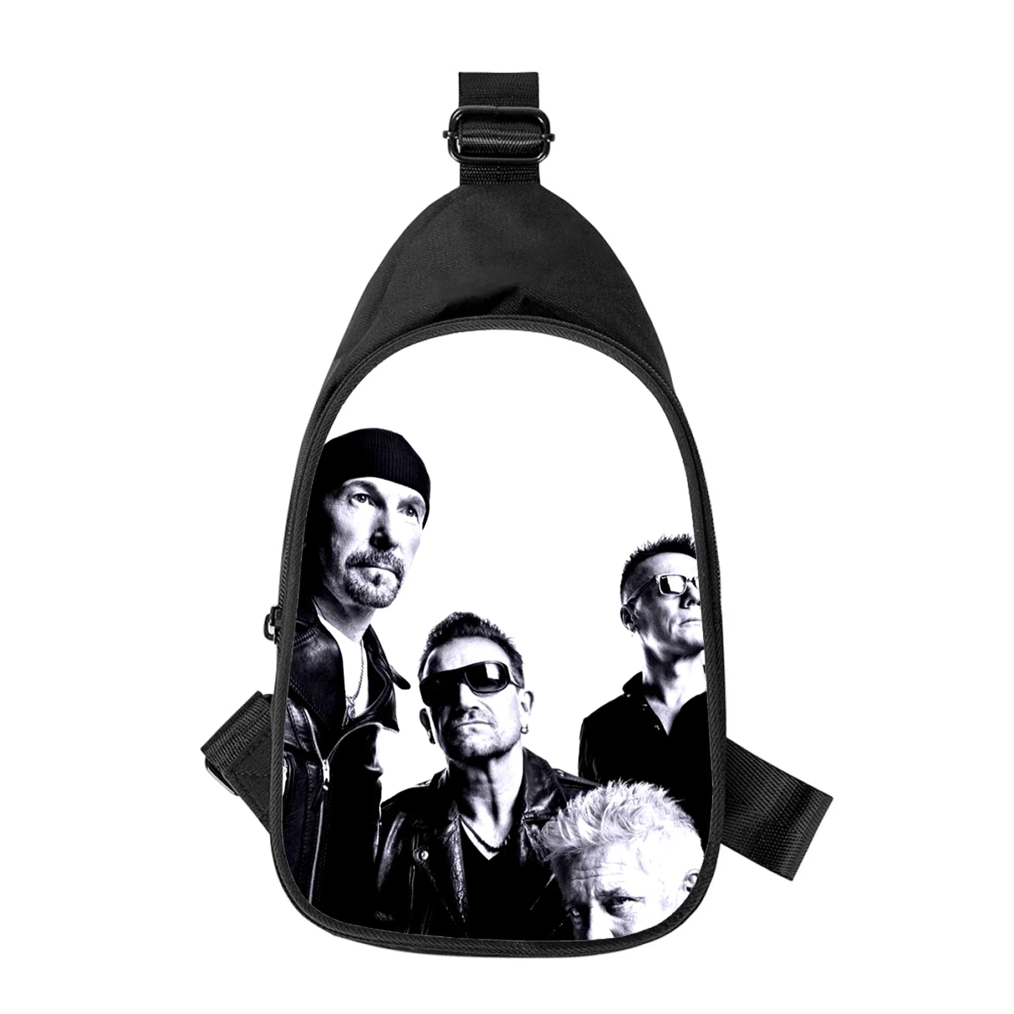 U2 Band 3d Print Nieuwe Mannen Cross Borst Tas Diagonaal Vrouwen Schoudertas Echtgenoot School Taille Pack Mannelijk Borstpakket