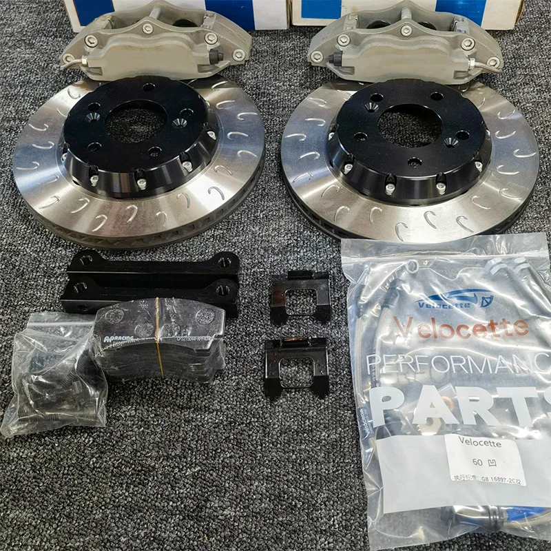 Kit de Frenos con Caliper y Disco de Acero para Honda Civic Fit GK5 GE8 Toyota Camry Corolla Mazda 3 Subaru: Impreza WRX STI