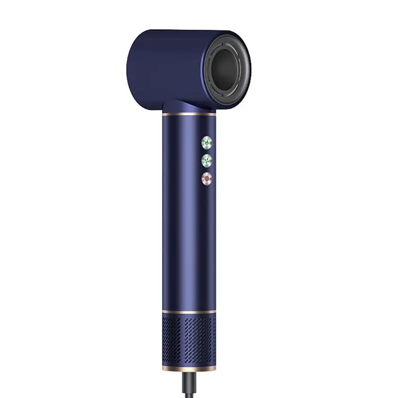 AB43-5-In-1 Negative Hair Dryer Hair Dryer Brush Automatic Air Curling Iron Dark Blue EU Plug