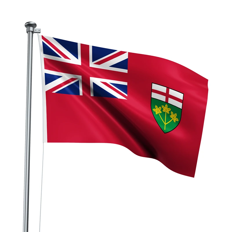 Aertemisi 5' x 3' Ontario Province and territorie of Canada Flag Banner 150cm x 90cm