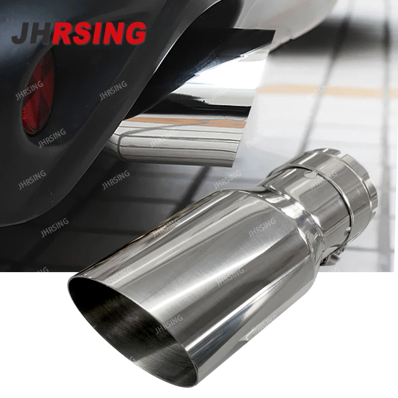 Stainless steel vehicle refitting universal exhaust car muffler tail throat Car modification for b-mw e90 exhaust tip w222 pipe