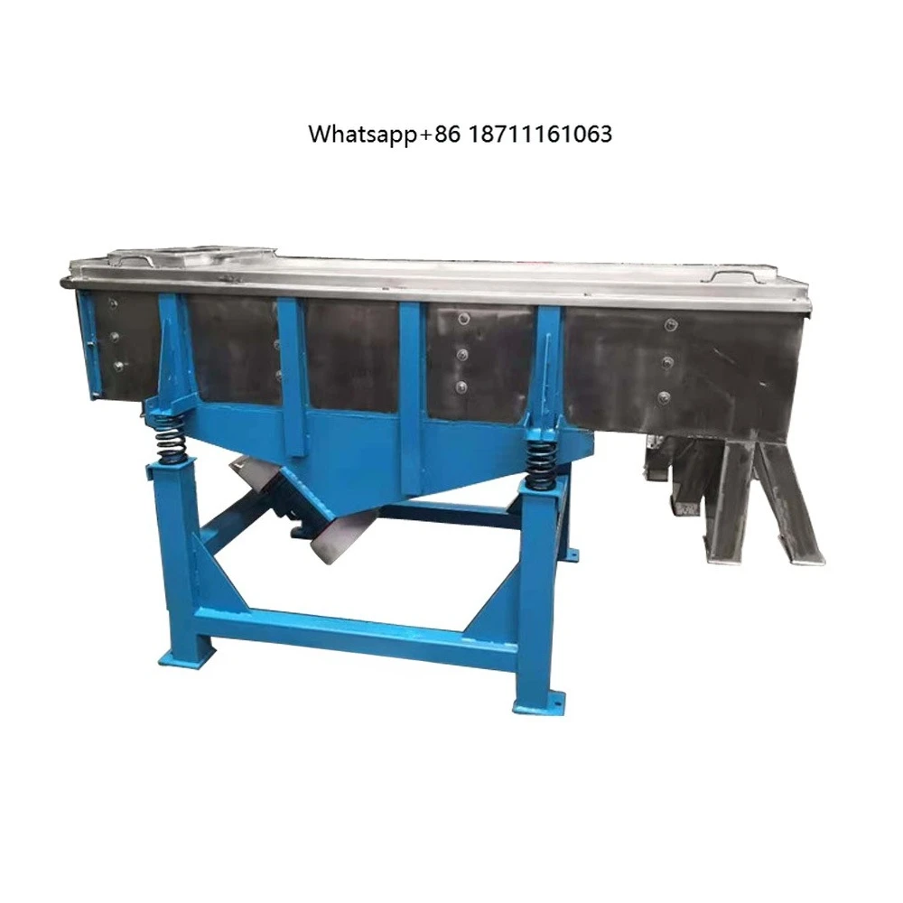 Multi-layer Automatic Linear Vibrating Screen Beans Corn Seeds Powder Separator Machine Farm Equipment