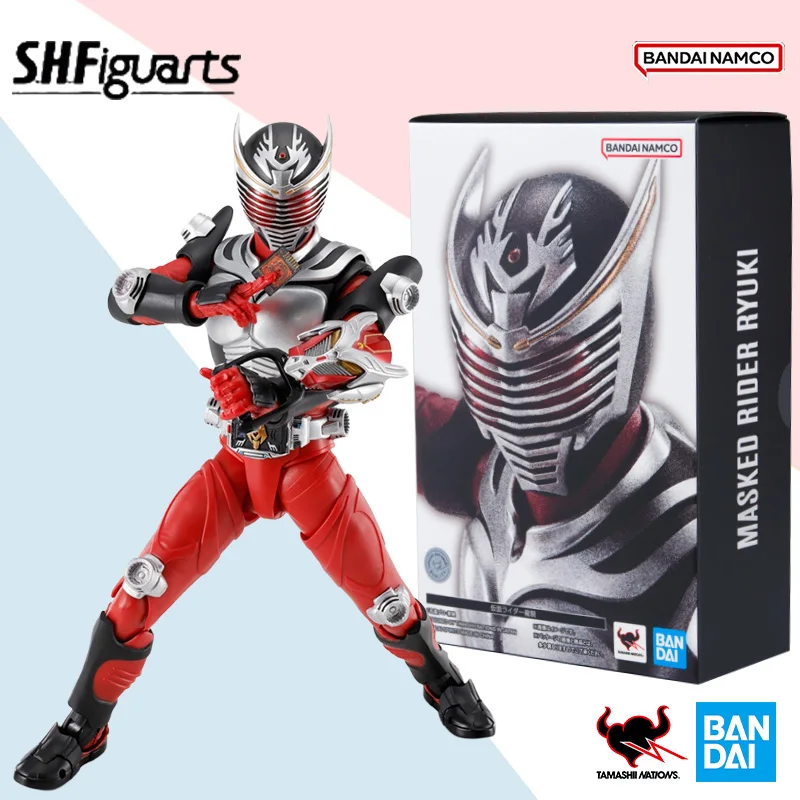 

Bandai оригинальный S.H.Figuarts настоящая резьба по кости SHF Masked Rider Ryuki аниме экшн-модель коллекция украшения подарок-сюрприз