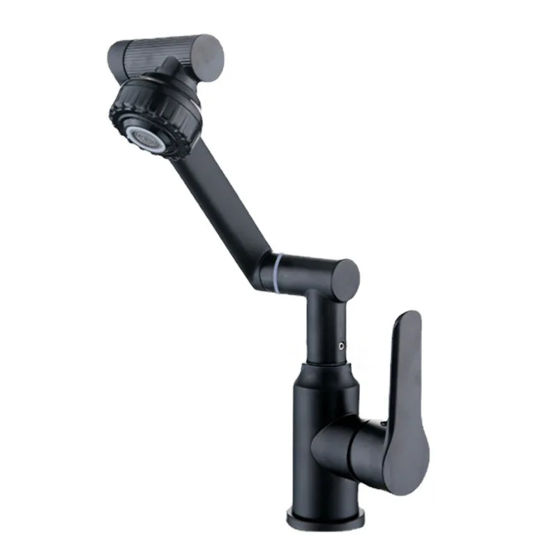 

Lucky Cat Washbasin Faucet Washbasin Washbasin Pool Multi-functional Universal Robotic Arm Bathroom Hot and Cold Faucet