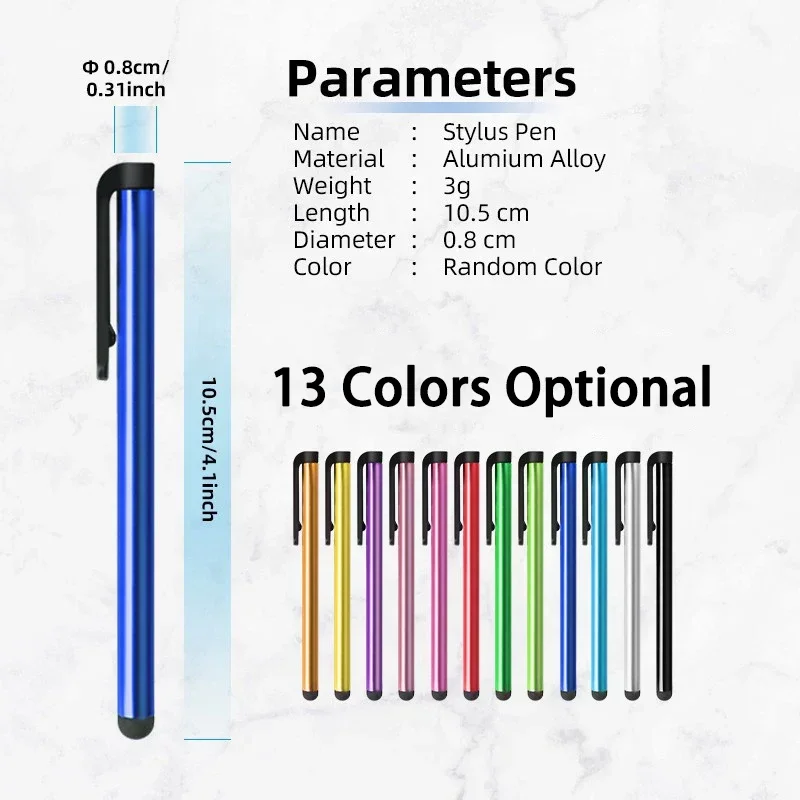 【Fast Delivery】1Pc Universal Stylus Metal Touch Pen Touch Screen Capacitive Stylus For Smart Phone Tablet Pc