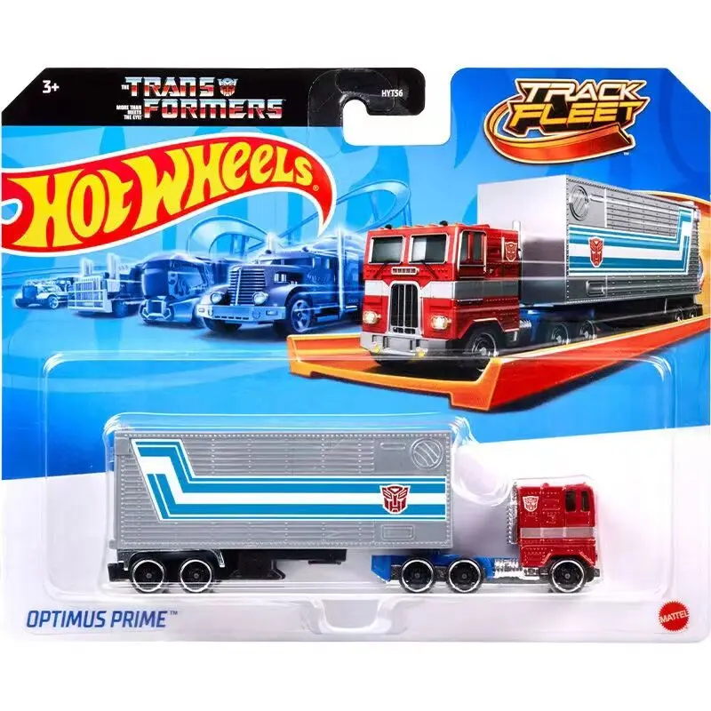 Hot Wheels Transformers Transport fleet car model 1/64 Volvo fuel tank car speed hauler modelli di auto boy collection friends gift