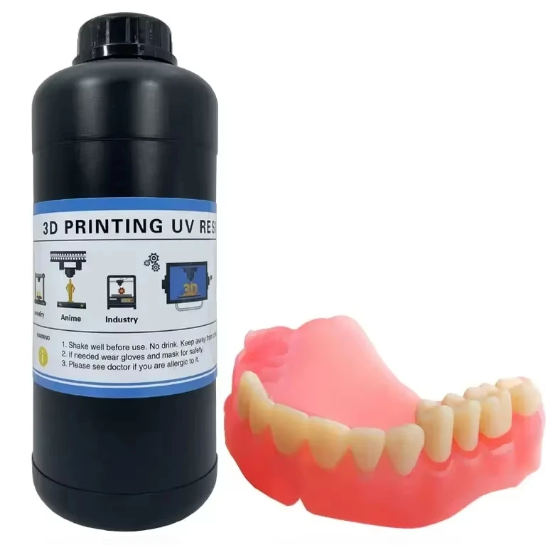 LF-High Precision No Toxic Pink Color Resin 3D Liquid Resins 405nm for LCD DLP Printer 500g/1000g