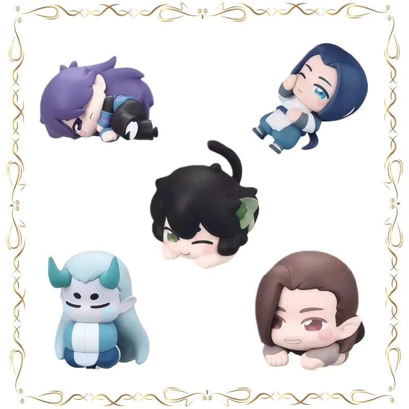 

The Legend of Hei Luo Xiaohei Anime Gashapon Sleep Modeling Collectible Model Toy