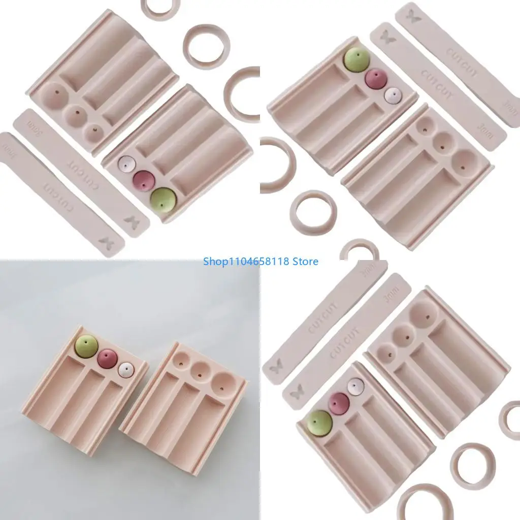

Sturdy DIY Jewelry Clay Bead Maker Tool With Hole For Uniform Polymer Earring Pendants And Craft Projects