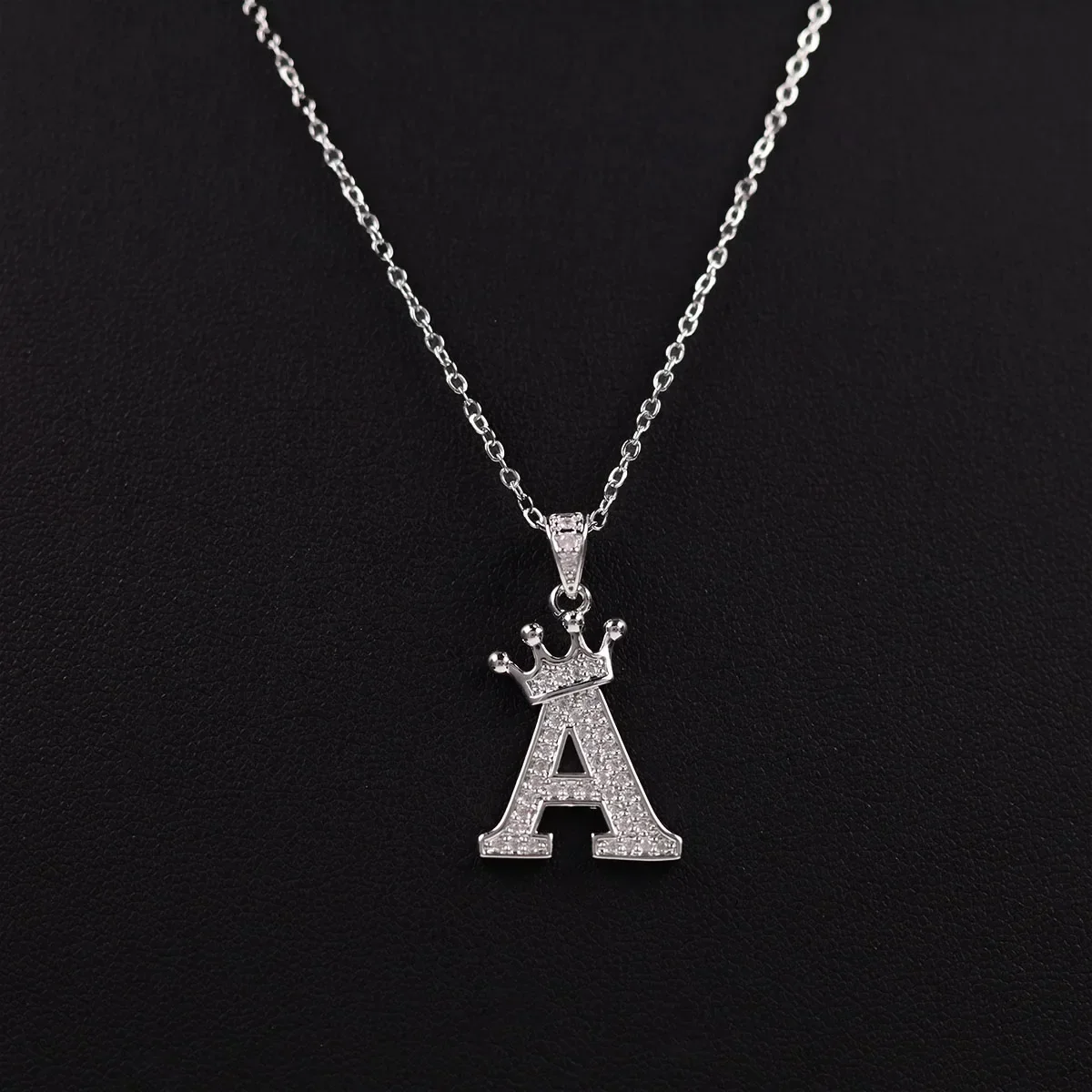 Fashion Letters A-Z Necklace for Women Men Stainless Steel High Quality English Alphabe  A B C D E FGHIJKLMNOPQRSTUVWXYZ