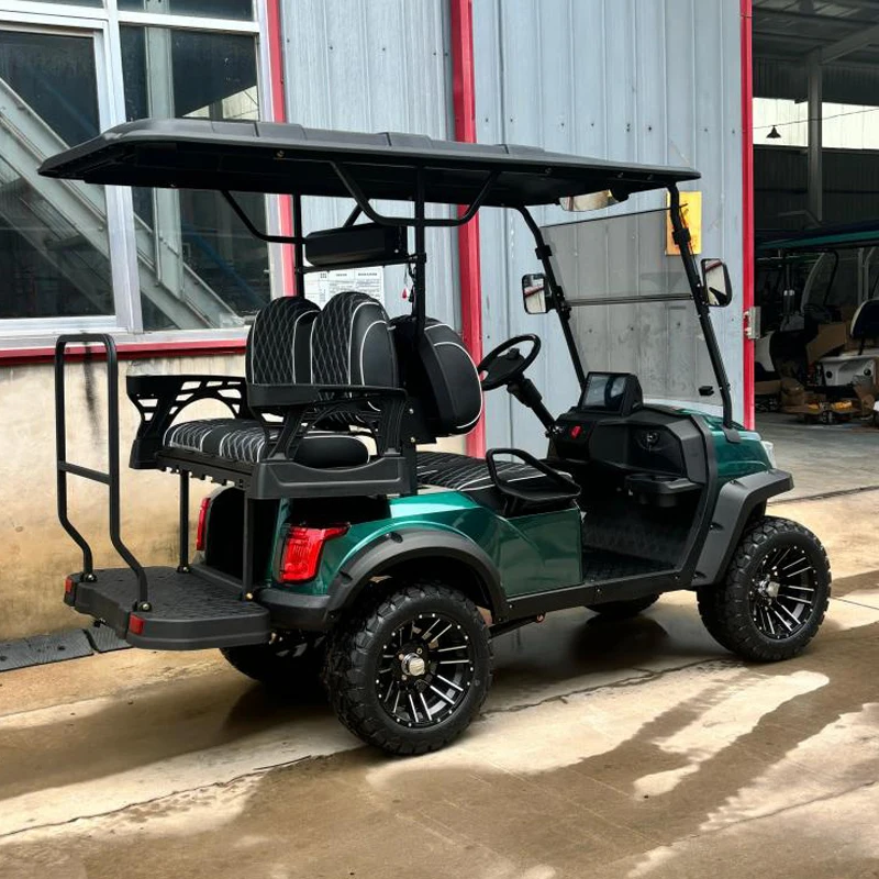 2024 New CE Certificate Cheap Golf Car 60V 4 Seater Golf Buggy Electric Four Wheeler Club Lithium Battery Golf Cart Street Legal