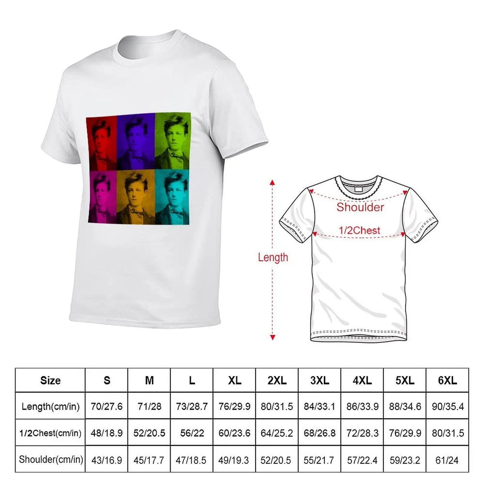 Arthur Rimbaud T-Shirt summer 2026 custom t-shirts clothes for men