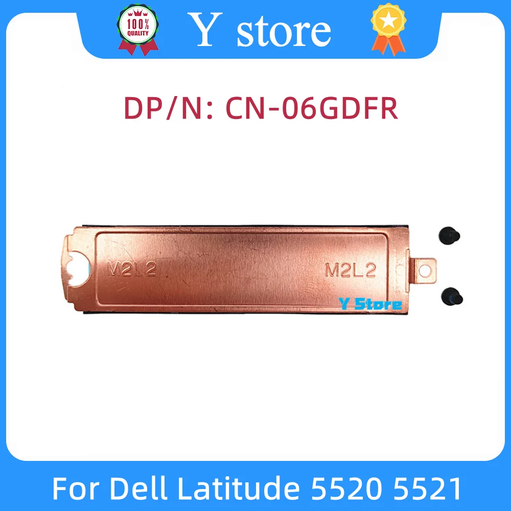 New 06GDFR 6GDFR For Dell Latitude 5520 5521 Precision 3560 3561 M.2 Second Position SSD 2 Adapter Storage Card Heatsink Bracket