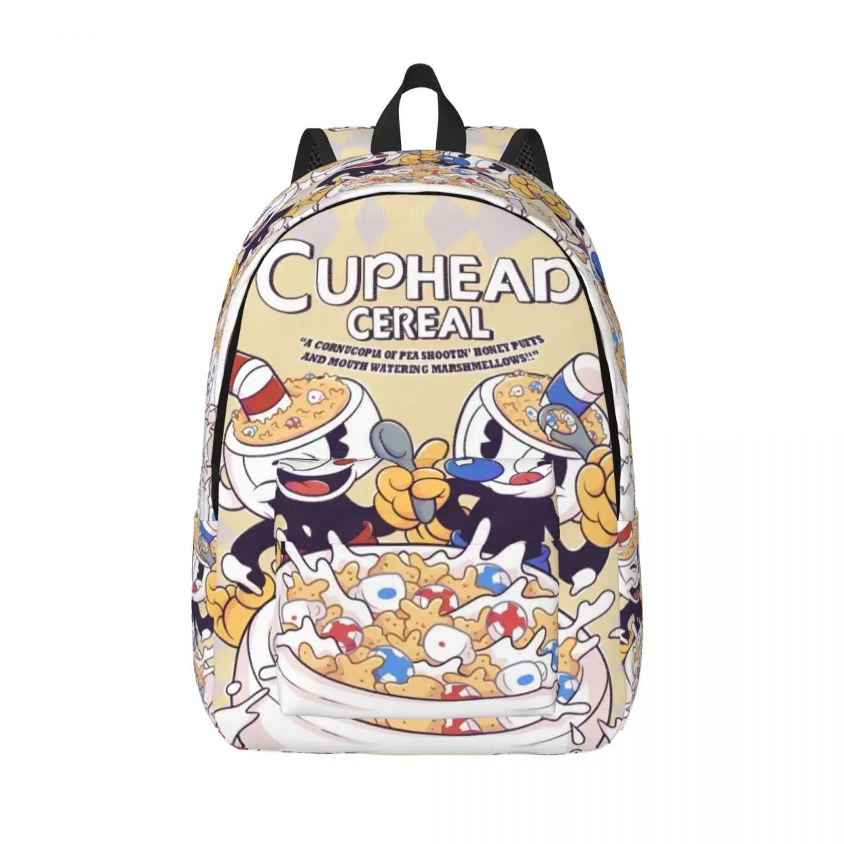 Cuphead En Mugman Rugzak Voor Kleuterschool School Student Geweldig Spel Strijd Kop Boekentas Jongen Meisje Kinderen Dagrugzak