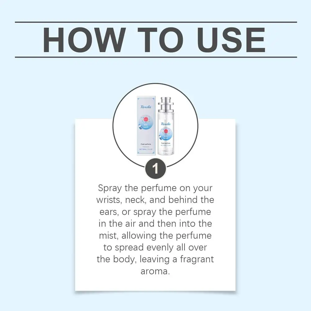 30ml Flower Perfume Fragrance For Women Long-lasting Fresh Light Scent Good Girl Perfume Body Spray Sweet Floral Fruity Notes