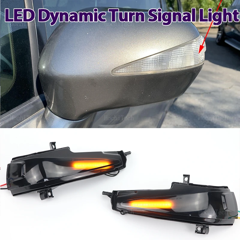 2pcs Flowing Mirror Dynamic LED Turn Signal Light Car Styling For Honda Civic Mk8 Sedan FD1 FD2 FD3 2D 4D FA 1 2 3 4