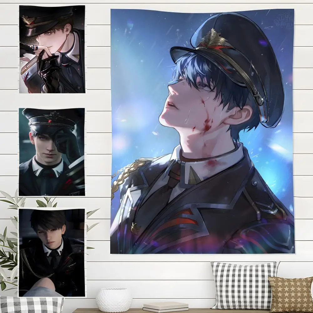 Game L-love And Deepspace Caleb Tapestry For Indoor Outdoor Living Room Bedroom Patio Durable Versatile Decor All Weather Use
