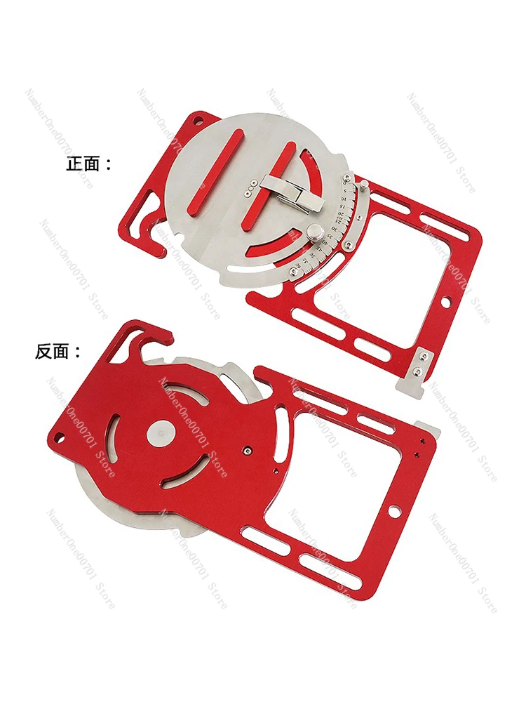 Woodworking Adjustable Angle Guide Rail Clamping Device Electric Circular Saw Engraving Machine Open Board Auxiliary