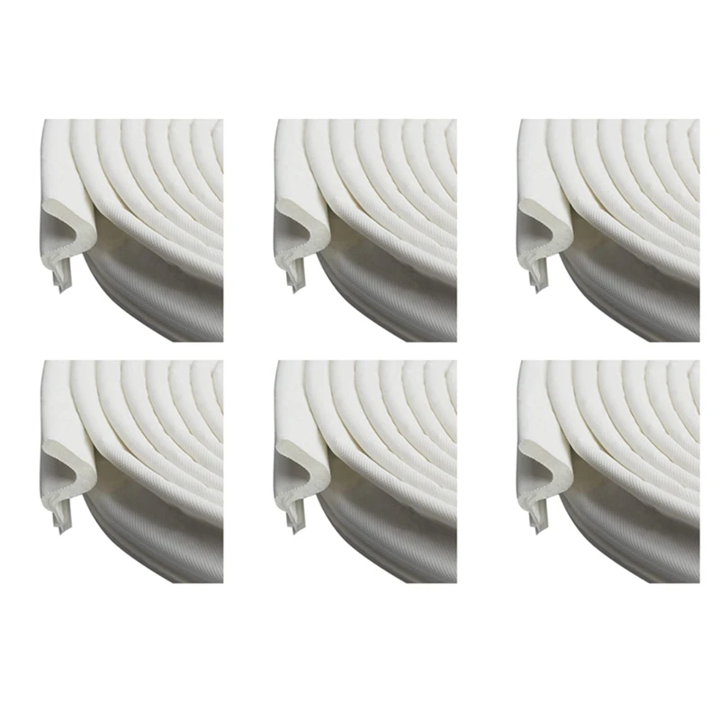 6X Weather Stripping Seal Strip For Doors/Windows