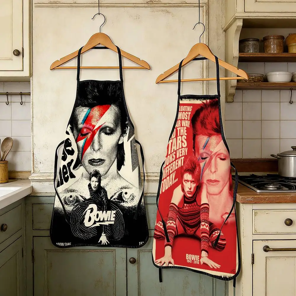 

D-David Hot Singer B-Bowie New Non-woven Fabric Apron For Decoration, Oil-proof Christmas Gift Decoration For Santa Claus